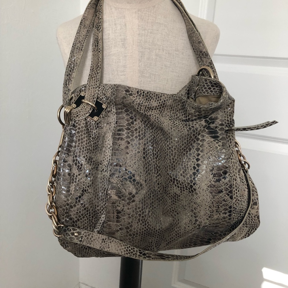 Elliott Lucca Snakeskin Purse